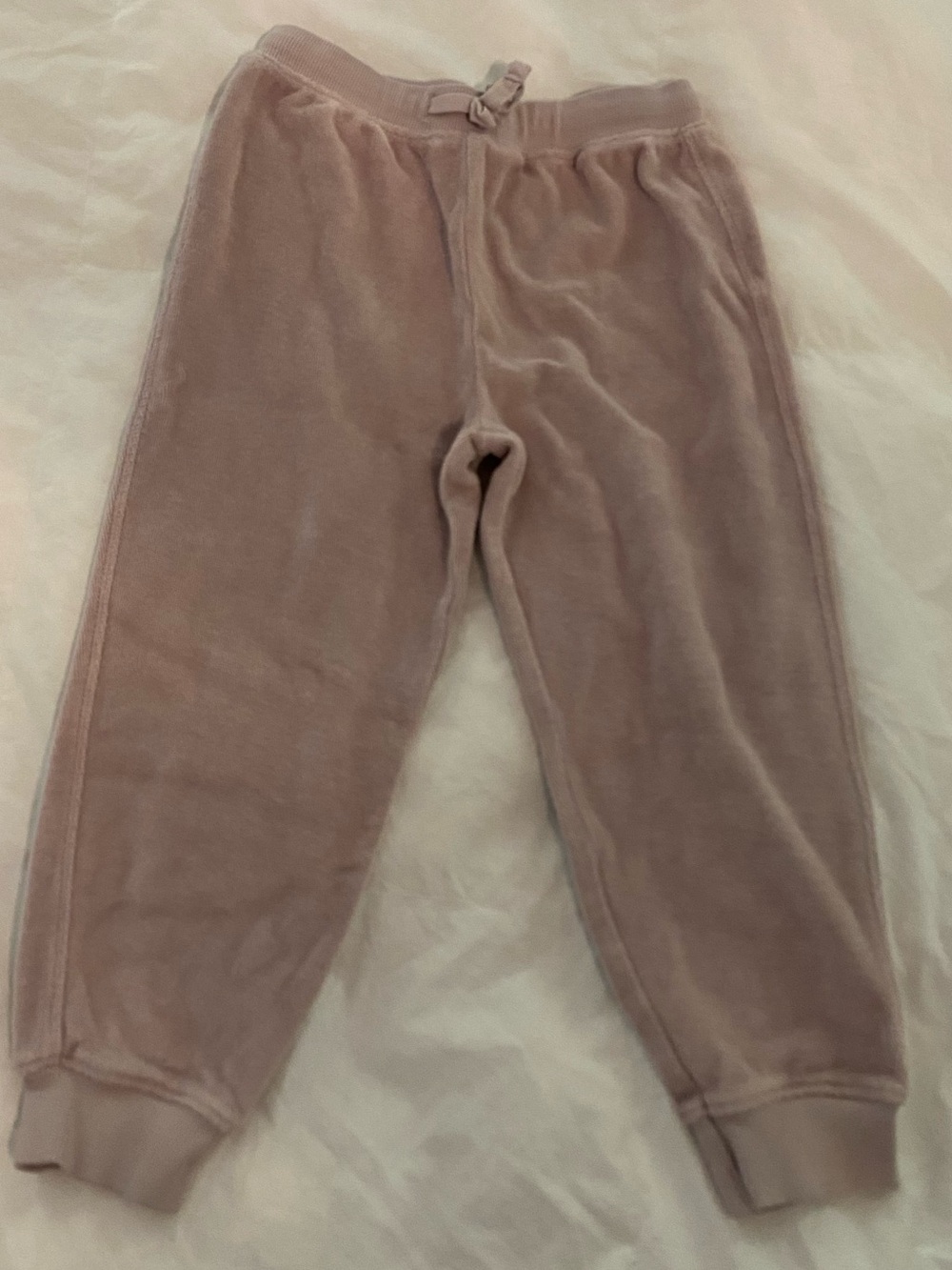 Pehr NWOT 100% organic cotton Terry Jogger Bottoms in Dusty Pink NWOT 4T